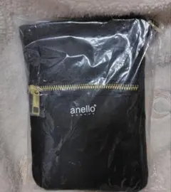 anello GRANDE ブラック スマホショルダーバッグ