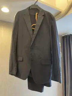 Calvin Klein ネイビー カジュアルスーツジャケット ポリエステル製