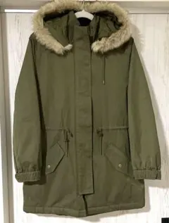 BANANA REPUBLICファー付きモッズコート