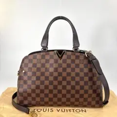 希少】美品 LOUIS VUITTON ダミエ ケンジントン ハンドバッグ - メルカリ