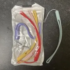 カラフルシリコンスマホストラップ