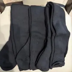‼️最終値下げ‼️ニーハイソックス 裏起毛 カシミヤ ブラック 3足セットまとめ売り