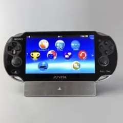 PS Vita PCH-1100 ブラック 充電器・ドック・メモリーカード付き
