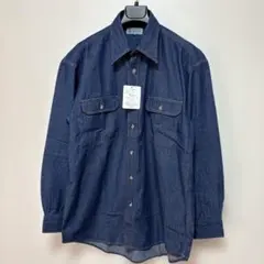 新品HARVER SHARAY デニムシャツ 長袖Lサイズ528番