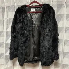 Delyle noir ブラック ファーコート デイライル