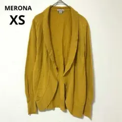 MERONA マスタード カーディガン XSサイズ USA古着