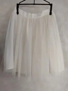 CECIL McBEE　チュールスカート　ストライプ　Ｍサイズ