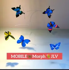 ￥1800→￥1670 蝶々 モルフォ モビール バタフライ Butterfly