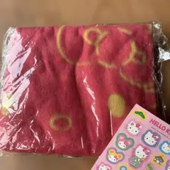 ハローキティ ブランケット 赤 60mm x 900mm