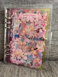 シャカシャカノート　シール帳　バインダー　セーラームーン　A5