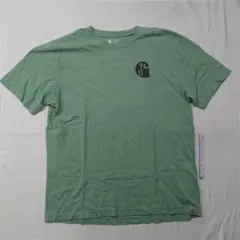 ■カーハート ルーズフィット ロゴプリントTシャツ グリーン系 メンズL