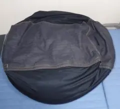 ビーズクッション 体にフィットするソファ デニム 幅65×奥行65×高さ43cm