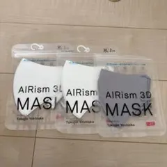 AIrism 3D MASK XL 未開封4枚＋開封済未使用品1枚
