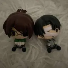 進撃の巨人　ちょこのっこ　リヴァイ　ハンジ
