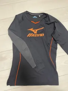 Mizuno バレーボール 長袖シャツ ダークグレー