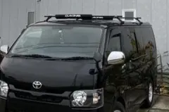 中古】THULEルーフキャリア 黒/ハイエース200系標準ナローボディ用