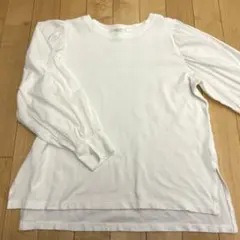 chocol raffine robe 白　ホワイト　長袖Tシャツのサムネイル