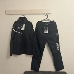 【新品・未使用】HUMMEL ヒュンメル ウィンドブレーカー 上下 メンズＬ