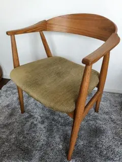 モモナチュラル　CREW CHAIR　グリーン