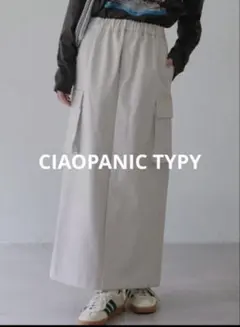 CIAOPANIC TYPY フェイクレザー カーゴイージースカート