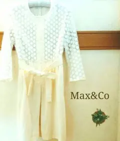 【値下げ】MAX&Co マックスアンドコー レーススプリングコート