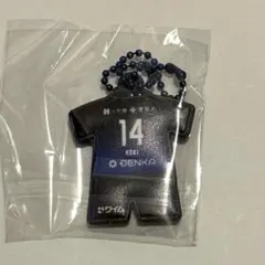 モンテディオ山形　ガチャ　#14 坂本亘基　ナツユニラバーキーホルダー