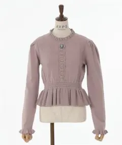 ペプラムニット ニット