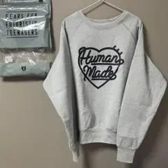 新品　Human Made ハート型ロゴ スウェット　ニット　裏起毛