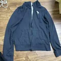 Abercrombie 子供ネイビー パーカー Lサイズ