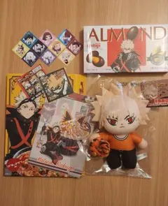 僕のヒーローアカデミア 爆豪 まとめ ぬいぐるみキーホルダー カード ステッカー