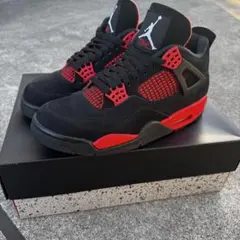NIKE AIR JORDAN 4 Black Red"red thunder"のサムネイル