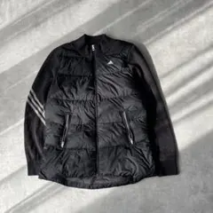 16785 アディダス 刺繍ロゴ ダウンジャケット