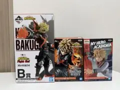 僕のヒーローアカデミア 爆豪勝己 フィギュア 3点