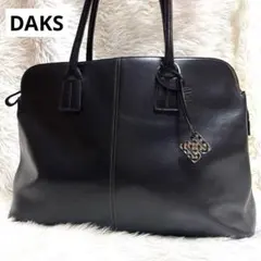 ダックス 肩掛け A4 トートバッグ レザー ビジネスバッグ ブラック 黒のサムネイル