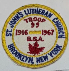 B.S.A. トロープ99 刺繍パッチ