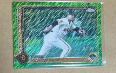 2025 TOPPS NPB Chrome 読売ジャイアンツ 中山礼都　/99