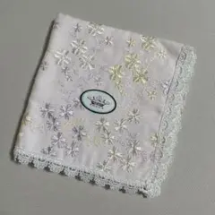 TOCCA 花柄刺繍 ハンカチ