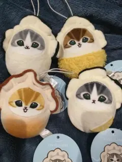 mofusand カキにゃん ぷにゃぷにゃマスコット 全4種コンプリートセット