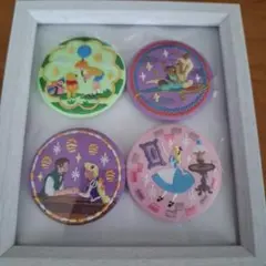 ディズニー刺繍ピンバッジ4個セット