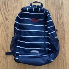 Coleman ネイビー/ホワイトストライプ リュック