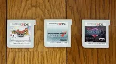 ニンテンドー3DSソフト・3個セット/ 目立った傷や汚れなし