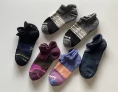 未使用 ボンバス BOMBAS くるぶし レディース　ソックス 6足セット　M