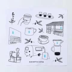 ブルーボトルコーヒー × かまわぬ コラボ てぬぐい バンダナ 日本上陸10周年