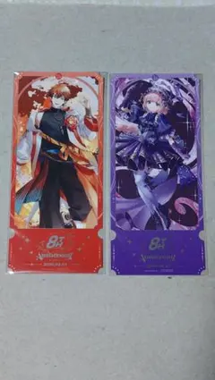 にじさんじ 8周年ストア チケット風カード 北見遊征 周央サンゴ