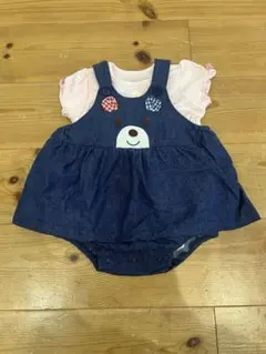 ☆美品☆ミキハウス　 デニムロンパース・カバーオール