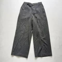 【美品】any FAM ワイドパンツ チェック グレー ウエストゴム 3（G5）
