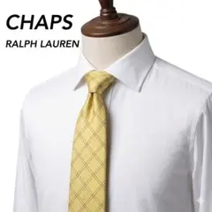 CHAPS イエローチェック柄ネクタイのサムネイル