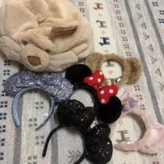 ディズニーカチューシャセット　ファンキャップ