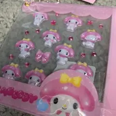 サンリオ マイメロディ プチパーツ ポーチ&ぷくぷくシール 正規品 新品未開封品