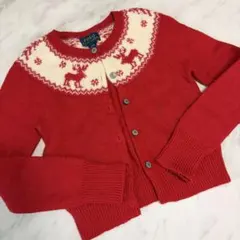 POLO RALPH LAUREN トナカイ柄 カーディガン100〜110